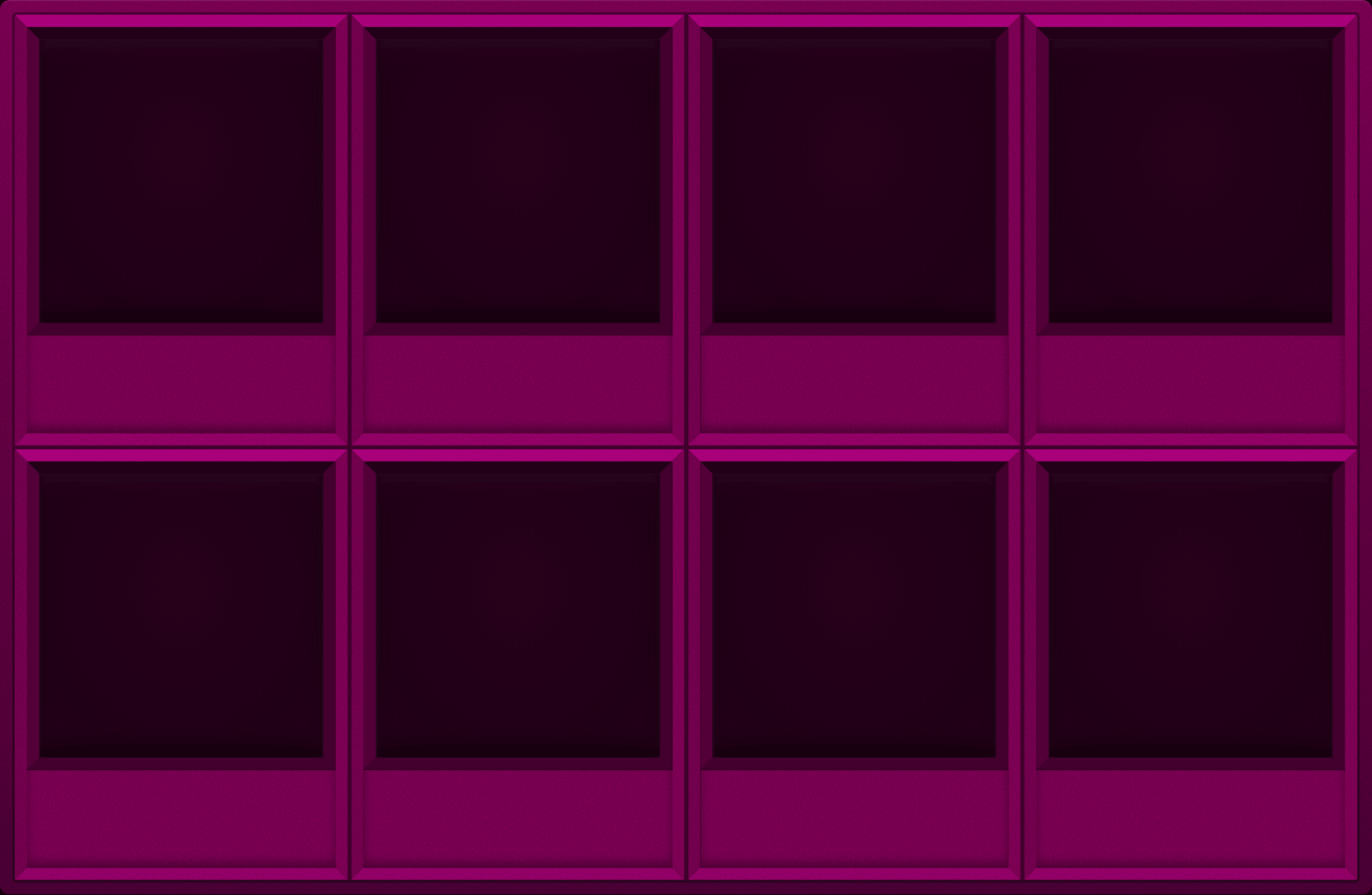 Abyss Purple Display Case (2x4)